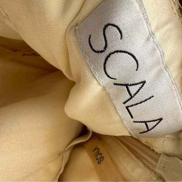 Scala Elegant Gold Sequin Evening Gown Dress, Black Tie, Prom, Wedding Size 4 - Picture 12 of 13